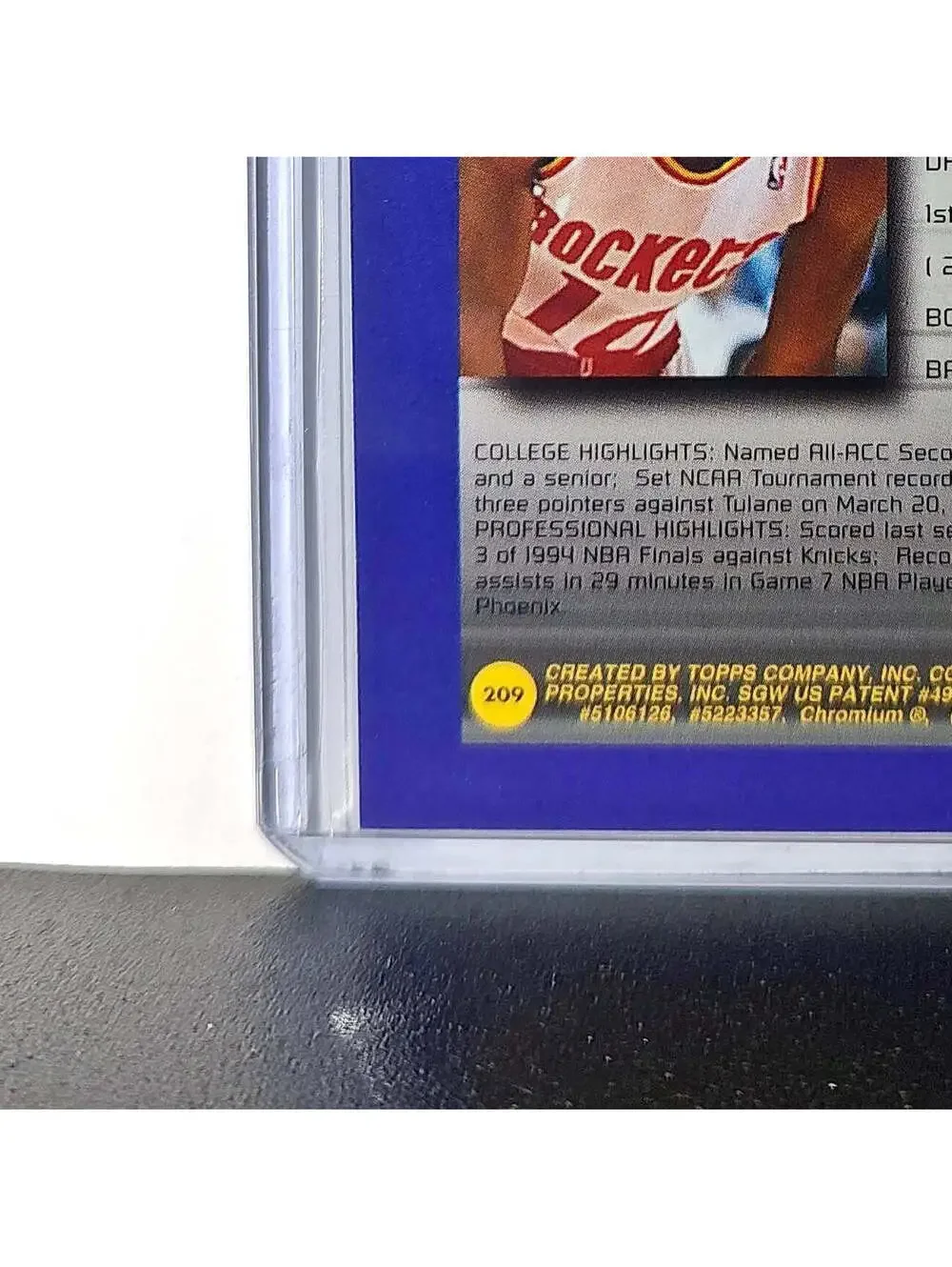 Sam Cassell 1994-95 Topps Finest #209 Collegiate Best